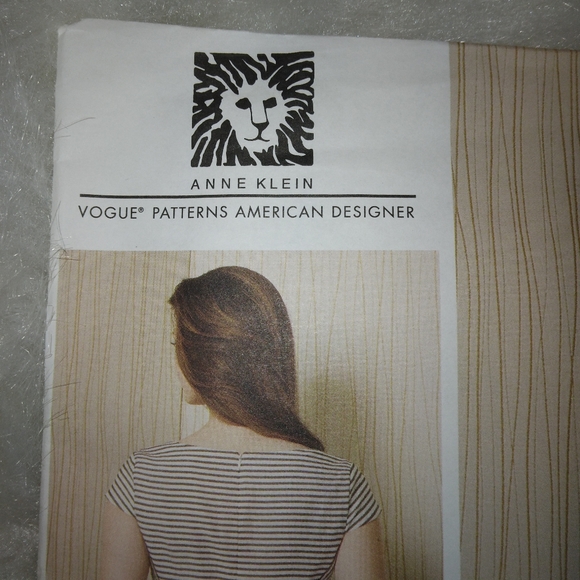 VOGUE V1499 Anne Klein Lined Dress Size 4-6-8-10-12 - Picture 3 of 6